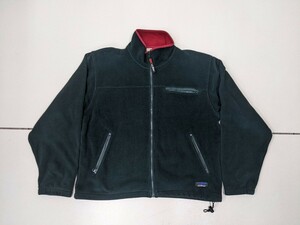 8．LLBEAN 90s POLARTEC WINDBLOC ドローコード ビッグシルエット ヴィンテージ フリース ジャケット エルエルビーン メンズXL相当y601