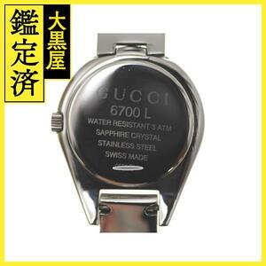 GUCCI グッチ 腕時計 6700L YA067504 ステンレス シルバー文字盤 クォーツ【472】EY