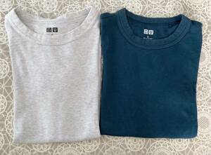 格安☆夏♪男の子　ユニクロU　Tシャツ2枚セット　グレー＆ネイビー　サイズS