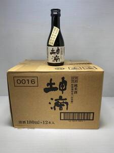 ☆ 未開栓 日本酒 京都産 京都伏見 純米酒 坤滴 東山酒造 特別栽培米：山田錦 180ml AL15% 12本入り 2022年7月