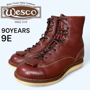 WESCO ジョブマスター　9E 27cm 90YEARS レッドウッド　赤