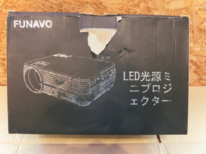 通電OK◆FUNAVO LED光源 ミニプロジェクター