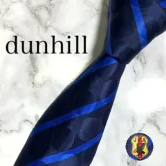 dunhill ダンヒル　ネクタイ　紺　日本代表　サッカー　ボール　ストライプ