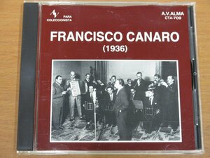 CD FRANCISCO CANARO (1936) CTA-709 中古品 CLUB TANGO ARGENTINO フランシスコ・カナロ