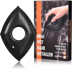 Mini Pet Hair Detailer ペットブラシコーム 4段階調節 黒