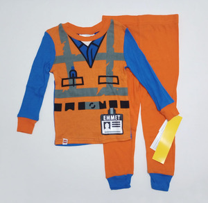 USA購入★★ レゴムービー エメット コスチューム コットン パジャマ サイズ4 100 未使用品 ★★ The Lego Movie Cotton Sleepwear