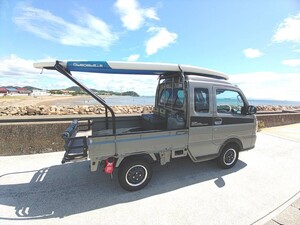 軽トラック荷台キャリア（type2ロング）鳥居　加工無し全てボルト止め