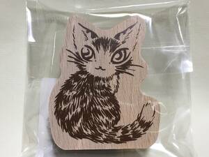 即決★わちふぃーるど 猫のダヤン　木製　カードスタンド　ふりむき　新品・未開封