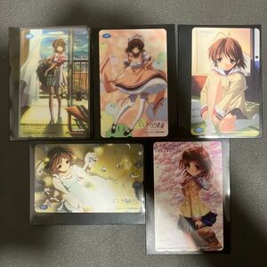 CLANNAD 古河渚 テレカ 5枚 key 京アニ アニメ クラナド アフターストーリー テレホンカード まとめ売り 未使用