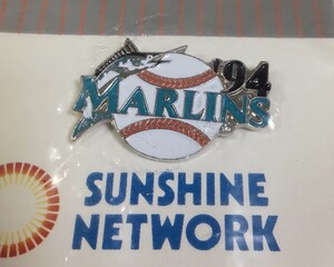 MLB フロリダ・マーリンズ FRORIDA MARLINS 1994 ピンバッジ メジャーリーグベースボール 検 非売品 PINS ピンズ NEWERA ニューエラ