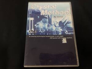 【D316】Crystal Method　クリスタル・メソッド　Darius　メンタルマジック　カード　DVD　マニュアル 　マジック　手品