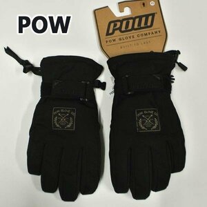 新品未使用 ＸLサイズ POW/パウ XG GLOVE BLACK 男性用 HIPOLA防水 メンズ スノーボードグローブ ミトン SNOW BOARD スノボ HIPORA防水