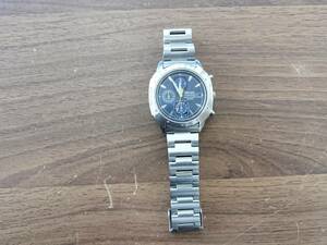 稼働品　SEIKO セイコー V657-9060 メンズクォーツクロノグラフ腕時計