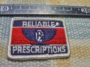 Reliable prescriptions/製薬会社/ワッペン/エンブレム ※ ヤフーショッピングストア/レア物商会・健美堂でも大量