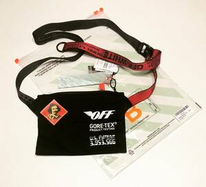 ★★ 入手困難 ★★【国内正規品/ 納品書／タグ付き】 Off-White Virgil Abloh GORETEX BAG THE TEN オフホワイト