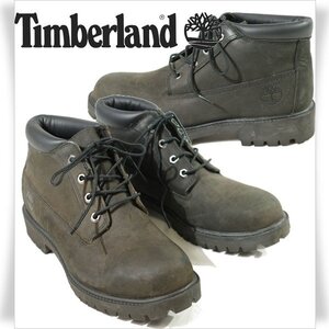 未使用1円～★ティンバーランド Timberland メンズ レザー ショート ローカットプレミアムブーツ 26.0cm グレー A0598◆A1595◆