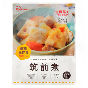 【保存食・非常食】ケース 災対食パウチ筑前煮 200g×36個 / 賞味期限5年間