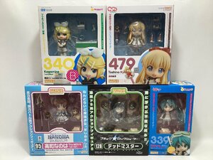 ねんどろいど　色々　5体セット　479 歳納京子　340 鏡音リン　95 高町なのは　128 デッドマスター　339b 初音ミク 水着Ver. ファミマ