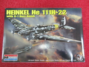 モノグラム 1/48　ドイツ空軍　ハインケルHe 111　H-22