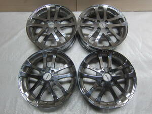 ☆weds kranze 16インチ 5.5J オフセット+45 PCD100 x 4H ハブ径73mm ウェッズ クレンツェ 16 x 5.5J +45 中古☆