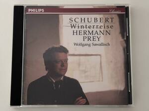 シューベルト 歌曲集 《 冬の旅 》 ヘルマン・プライ , サヴァリッシュ（ピアノ）CD 超美品 SCHUBERT Winterreise HERMANN PREY CD