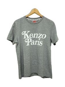 KENZO◆Tシャツ/M/コットン/GRY/プリント/FE52TS1184SO