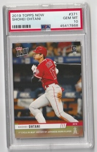 【PSA10】2019 Topps NOW #371 サイクル安打 Shohei Ohtani 大谷翔平 Gem Mint