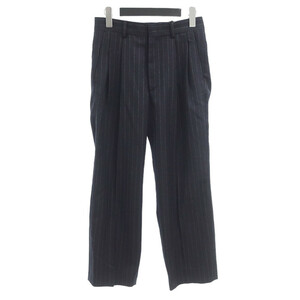 【特別価格】/THE SHINZONE CHALK STRIPE PANTS チョーク ストライプ パンツ ネイビー レディースP0