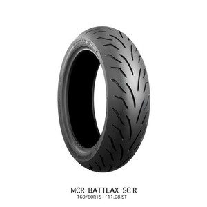 BRIDGESTONE 140/70-14 M/C 62P BATTLAX SC リア TL｜OE TRICITY300