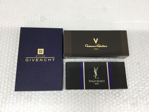 D863-60　ボールペンまとめ　VALENTINO/ヴァレンチノ　GIVENCHY/ジバンシー　YVESSAINTLAURENT/イブサンローラン　未使用有　