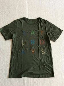 SATURDAYS SURF NYC Tシャツ Sサイズ 美品 ロンハーマン グリーン ビームス