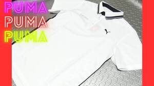 訳あり★TPM51★春夏★PUMA GOLF★プーマゴルフ★EGWポロシャツ★XL/WT