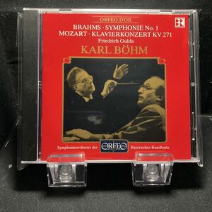 ☆中古CD☆ MOZART・KONZERT ES-DUR KV 271 BRAHMS・SYMPHONIE No.1