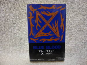 @中古 カセットテープ X エックス BLUE BLOOD ブルー・ブラッド 歌詞カード付 430円発送可