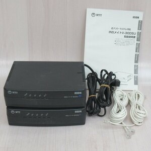 ▲NTT INSメイトV-30DSU (2台セット) ISDN ターミナルアダプタ 取説付き 保証有 ZU1 16175#