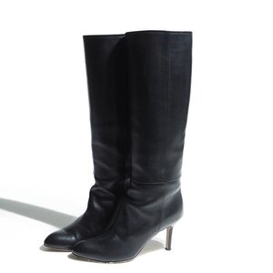 M7013z2　▼PELLICO ペリーコ▼　METRO Long Boots ロングブーツ ブラック 36.5/23-23.5cm レザーブーツ 黒 秋冬