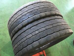 s315-4-3 ☆245/70R19.5 中古2本♪ ダンロップ エナセーブSP688 2020年製 残溝6ｍｍ　k160