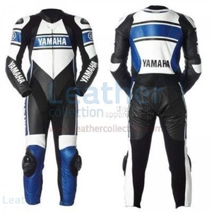 海外 送料込み 　高品質　YAMAHA 　ヤマハ　 ３　レーシングレザースーツ 　 サイズ各種　本革　レプリカ