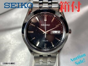 【可動品】SEIKO セイコー スピリット 腕時計 V158-0AZ0 ソーラークォーツ　専用箱付属 
