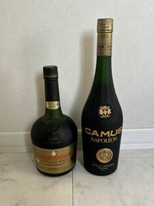 CAMUS ナポレオン VIEILLE RESERVE ヴィエイユ 700ml 40％ COURVOISIER クルボアジェ VSOP COGNAC コニャック ブランデー 700ml 40度　2本