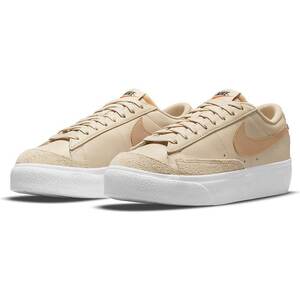 ☆NIKE WMNS BLAZER LOW PLATFORM ベージュ/ベージュ 新品 27.5cm ナイキ ウィメンズ ブレーザー ロウ プラットフォーム DJ0292-106