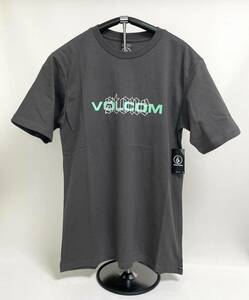 VOLCOM ボルコム AF242202STC① メンズ Mサイズ 半袖Tシャツ シンプルなロゴティー LogoTee グレー系色 ヴォルコム 新品 即決 送料無料