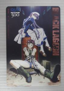 未使用 クオカード ロベルタ/レヴィ「クオカード500 BLACK LAGOON/広江礼威」 月刊サンデージェネックス