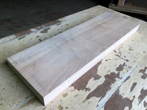 送料無料！【U401E】ブナ 595×180～190×43㎜ 極上杢 乾燥材 木工 DIY 材木 天然木 無垢材《銘木すずめや》