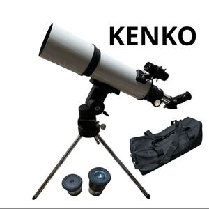 1円〜 KENKO 90-500KDS ケンコー 天体望遠鏡 屈折式 セット 三脚 替えレンズ 初心者 ホワイト 白 バッグ 持ち運び 90mm 天体観測 反射式