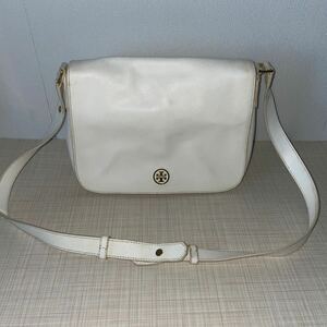 即決！■TORY BURCH　トリーバーチ レザー　2WAY ショルダーバッグ ホワイト■ハンドバッグ　斜めがけ