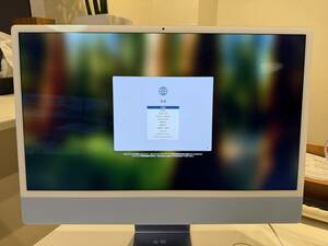 ★Apple★ iMac 24-inch M3 2023 Four ports Retina 4.5K 一体型PC メモリー16GB SSD 256GB トラックパッド USED美品