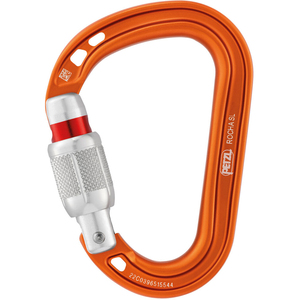 ★PETZL ペツル Rocha ロシャ SCREW LOCK CARABINER M027AA00 スクリューロック 軽量 安全環付きカラビナ ロッククライミング アルパイン