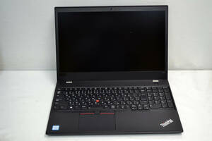 Lenovo ThinkPad T580 (20LAS2MQ0K) Core i5-8350U 15.6インチフルHD液晶 SSD256G メモリー8G Webカメラ Wifi 液晶表示NG