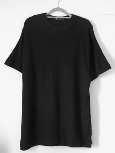 レア美品◆T by ALEXANDER WANG アレキサンダーワン メンズ オーバーサイズ サマーウール 半袖 ニット カットソー ニットソー Tシャツ 黒 S